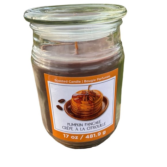 Ashland Scented Candle 17 oz Large Jar Single Wick Pumpkin Pancake Scent Fall - Picture 1 of 13